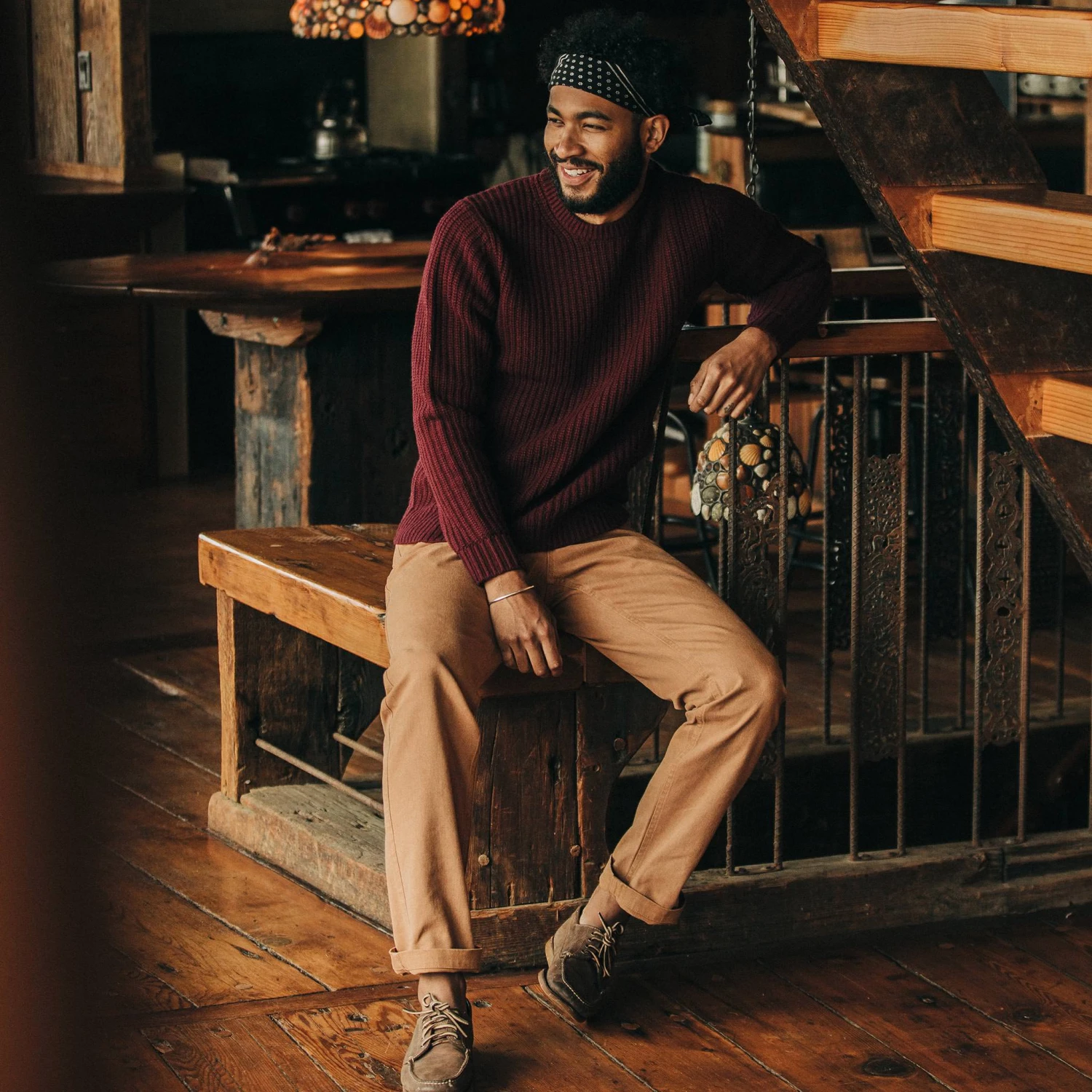 The Camp Pant In Tobacco Boss Duck - Image 5