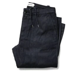 The Carmel Pant In Navy Wool