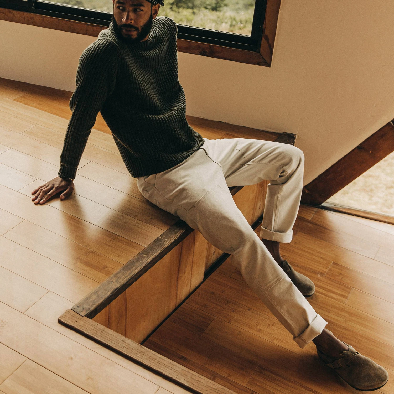The Chore Pant In Natural Boss Duck - Image 5
