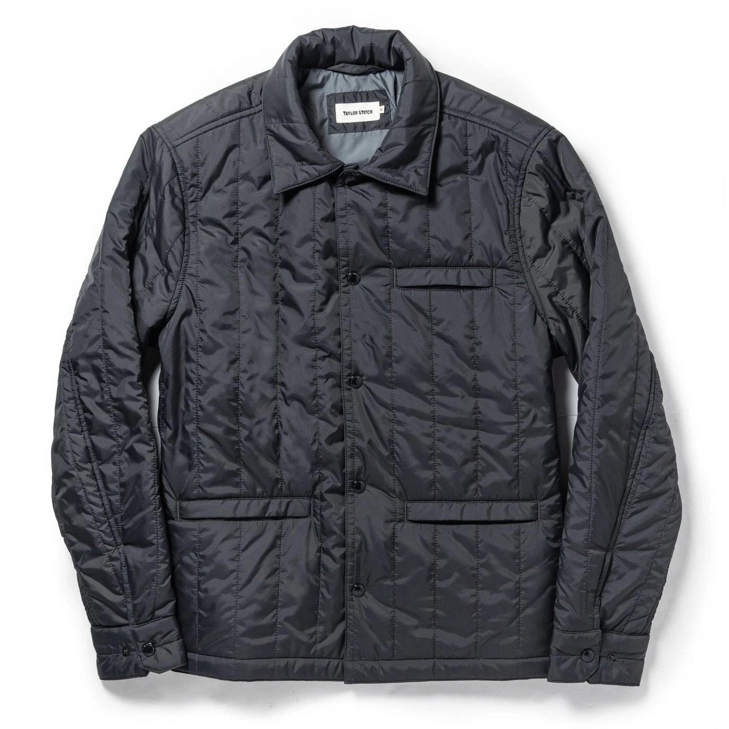 The Decker Jacket In Charcoal Quilt