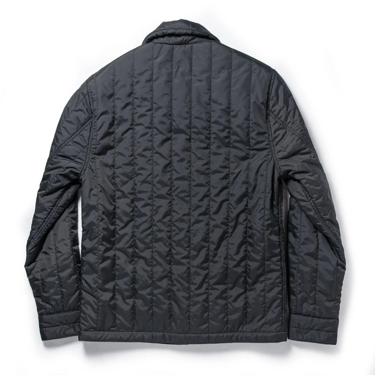 The Decker Jacket In Charcoal Quilt - Image 9