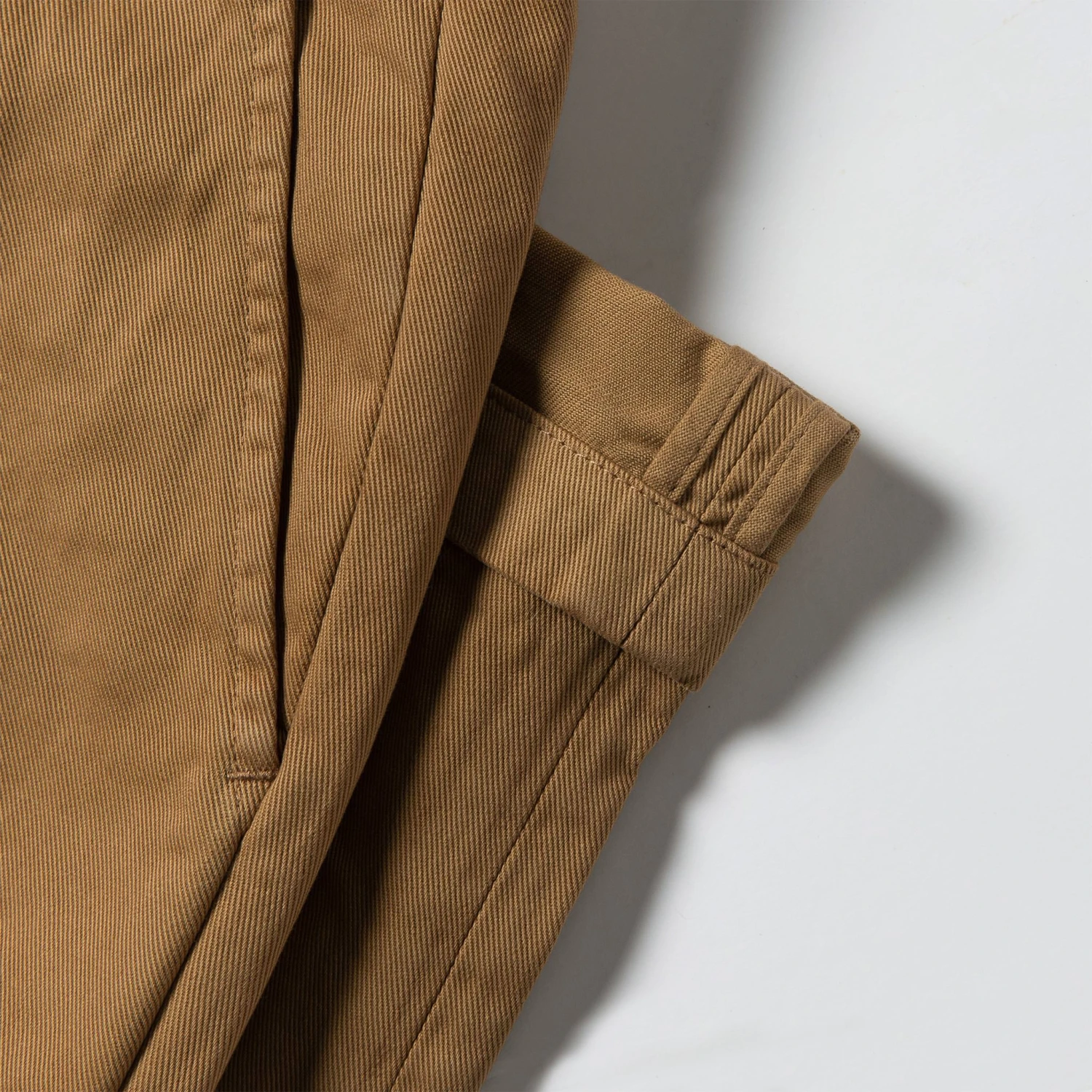 The Democratic Foundation Pant In Organic British Khaki - Image 7