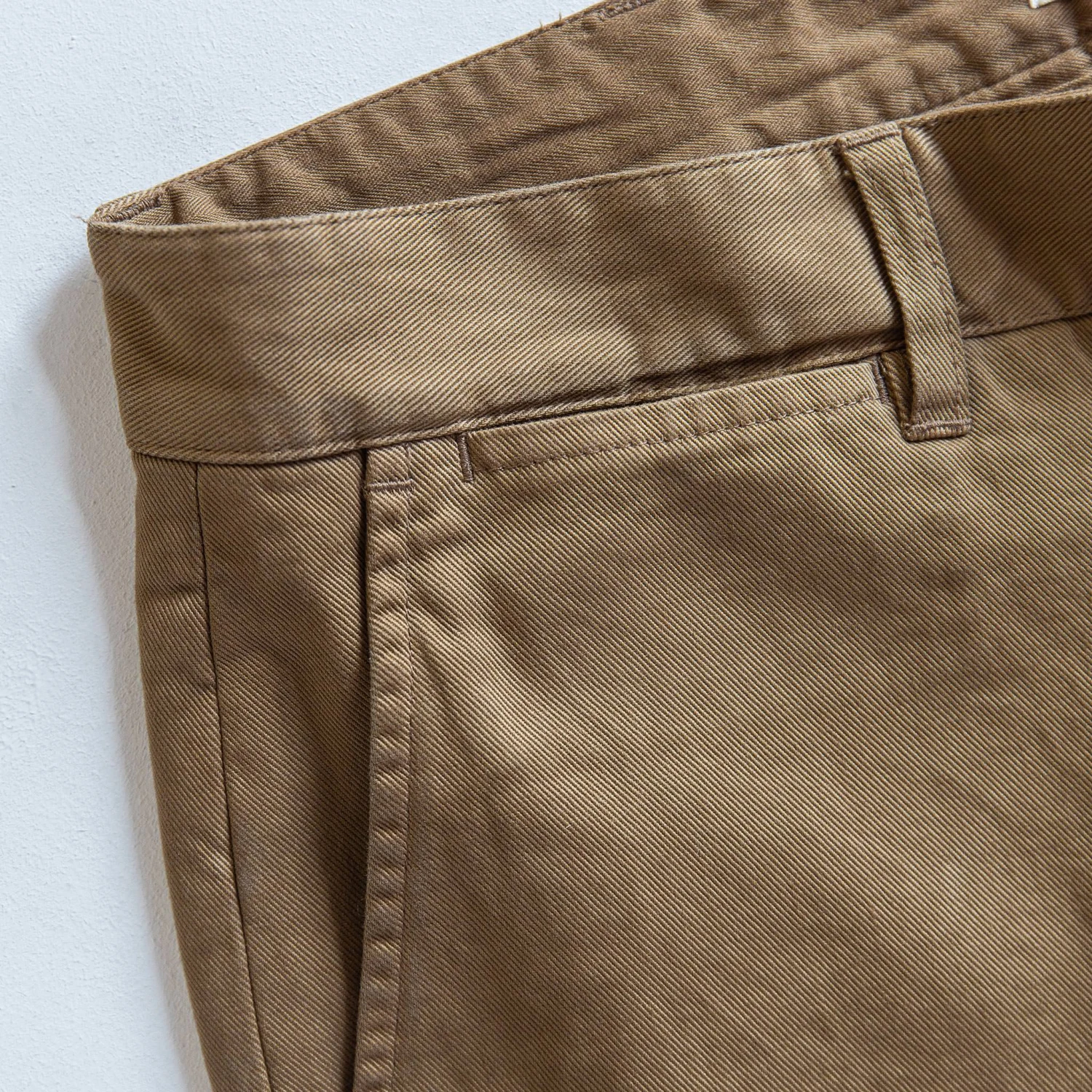 The Democratic Foundation Pant In Organic Khaki - Image 10