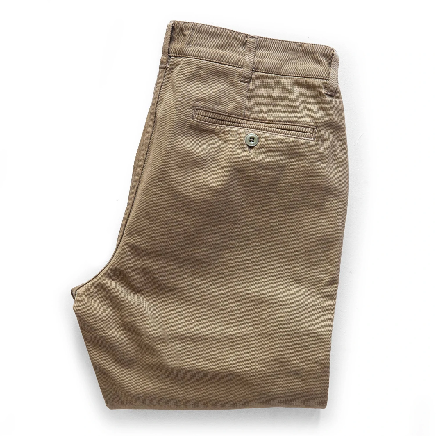 The Democratic Foundation Pant In Organic Khaki - Image 8