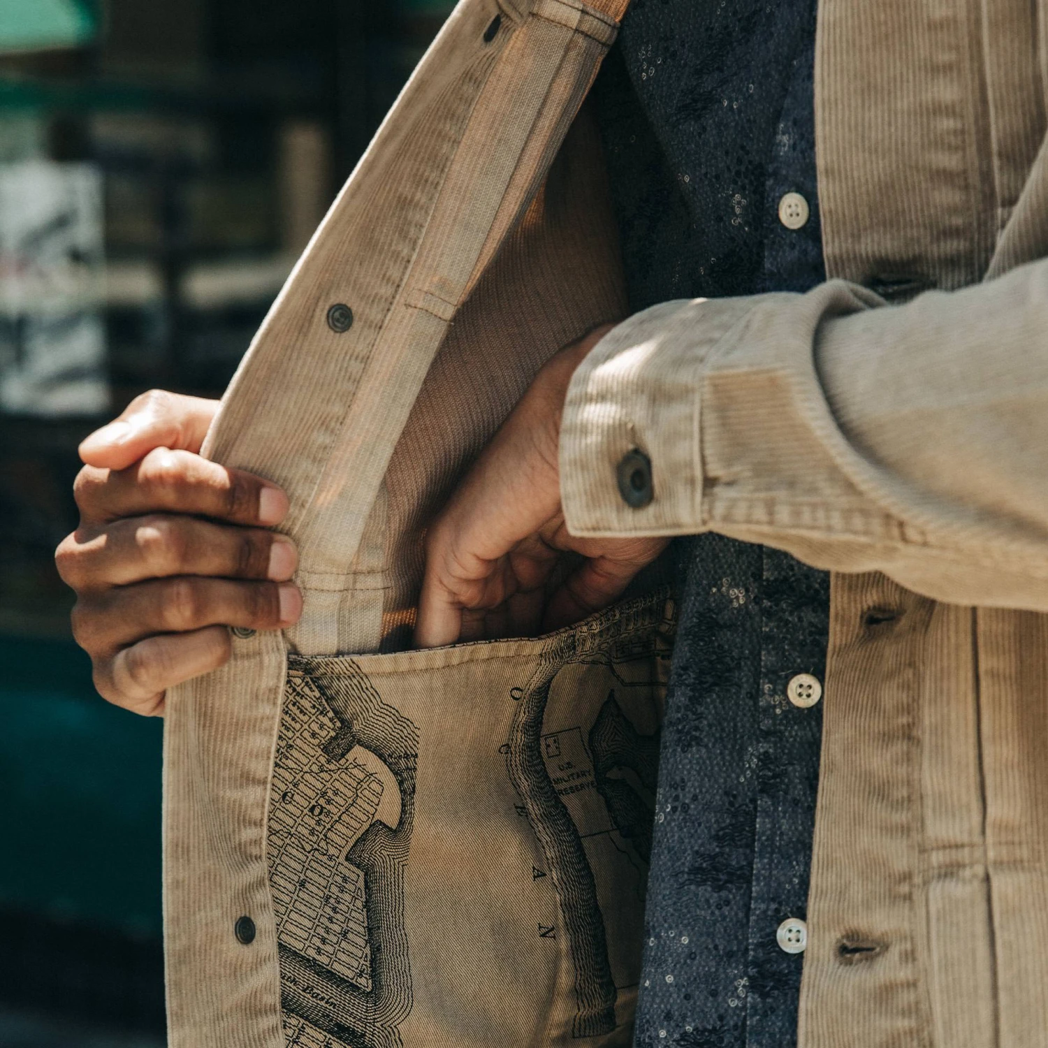 The Dispatch Jacket In Khaki Cord - Image 4