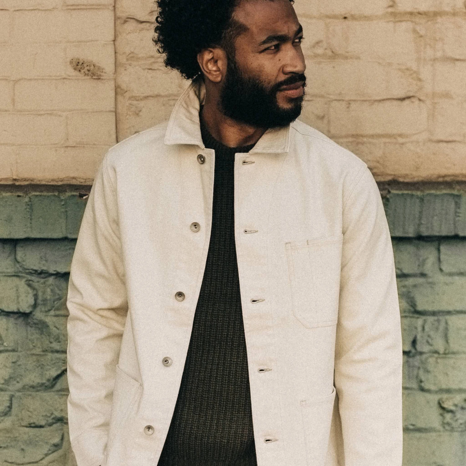 The Ojai Jacket In Natural Boss Duck - Image 3