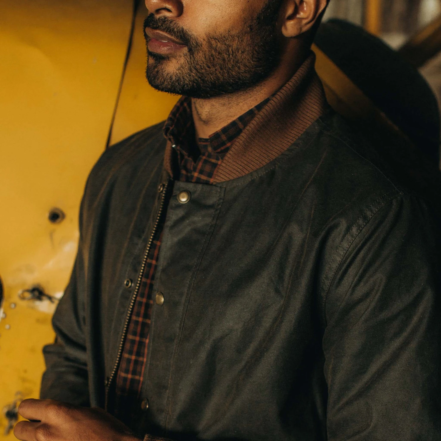 The Bomber Jacket In Bark EverWax - Image 3