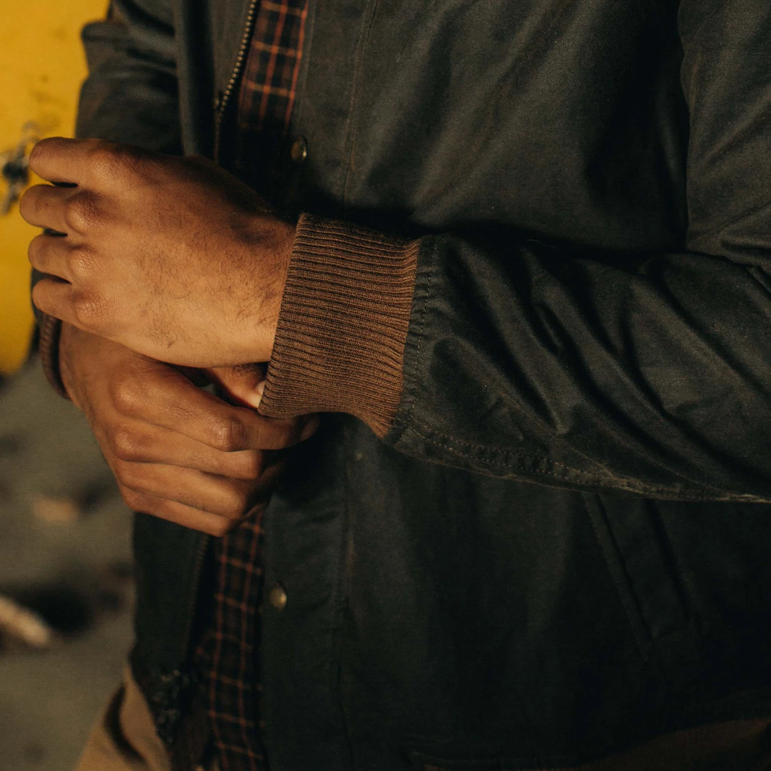 The Bomber Jacket In Bark EverWax - Image 4