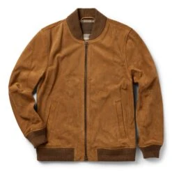 The Bomber Jacket In Sierra Suede