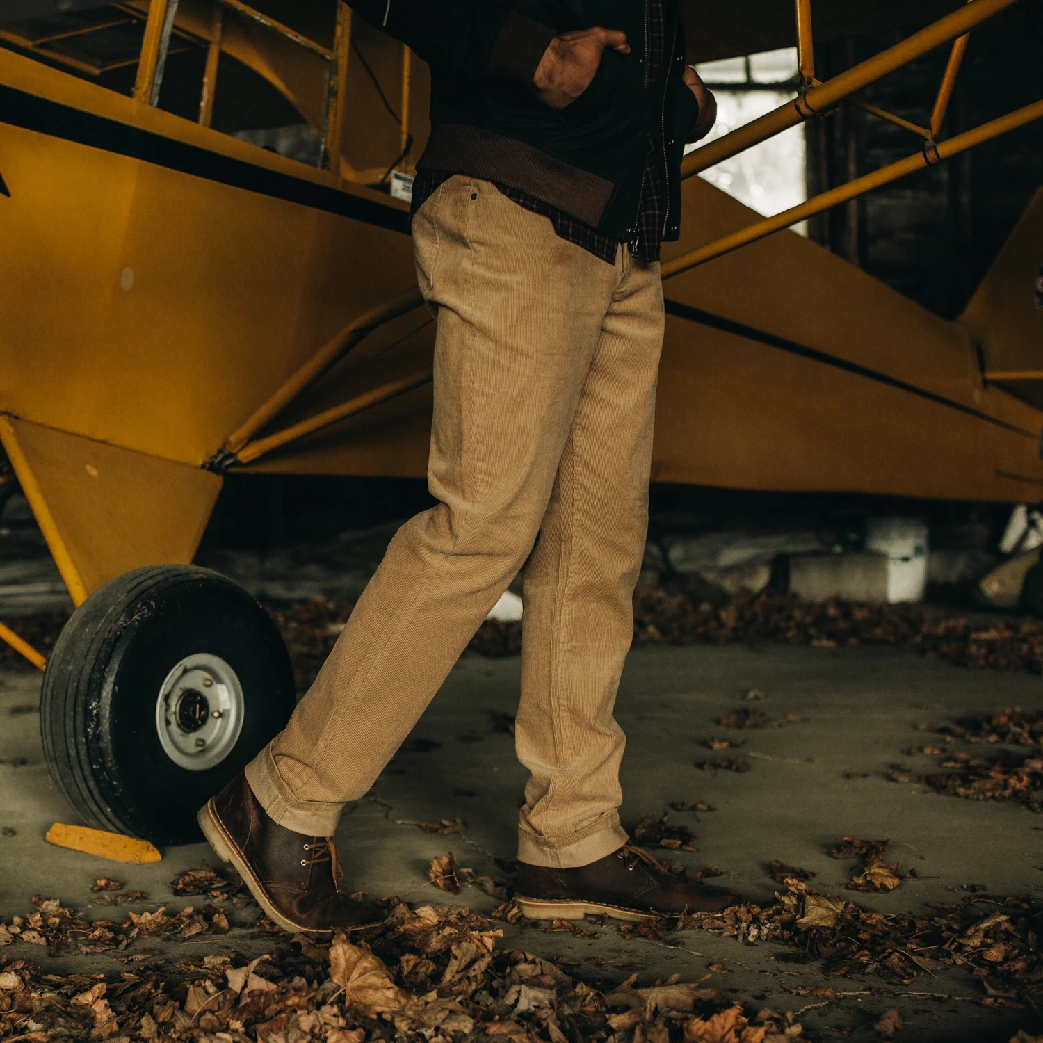 The Democratic All Day Pant In Khaki Cord - Image 2