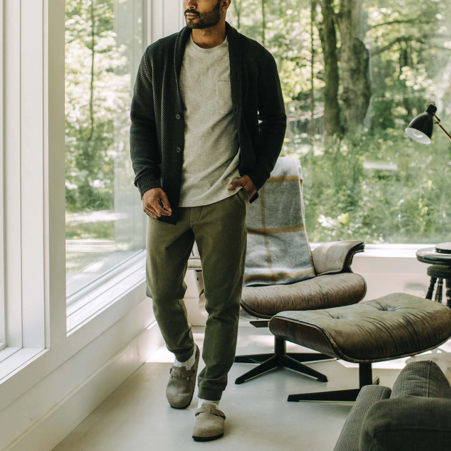 The Fillmore Pant In Cypress Terry - Image 2