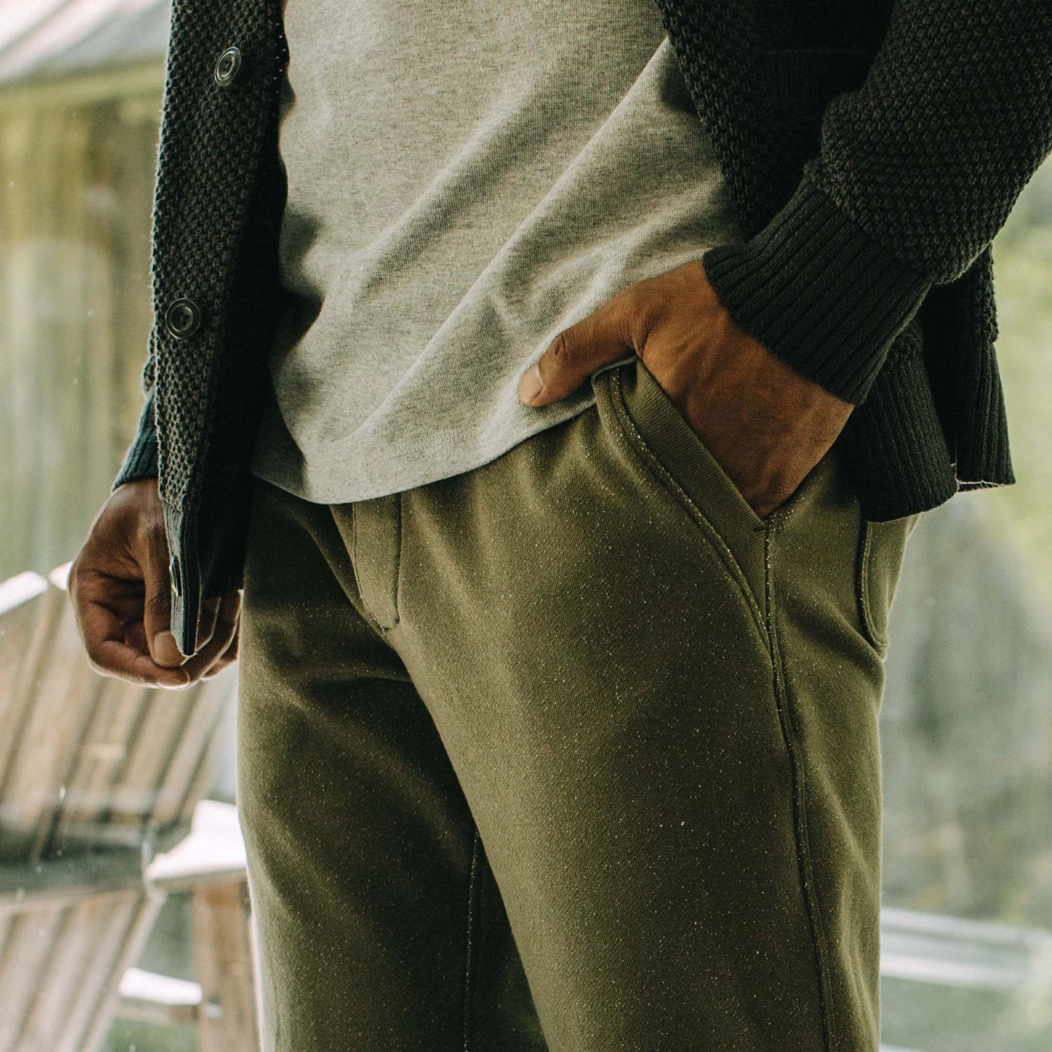 The Fillmore Pant In Cypress Terry - Image 3