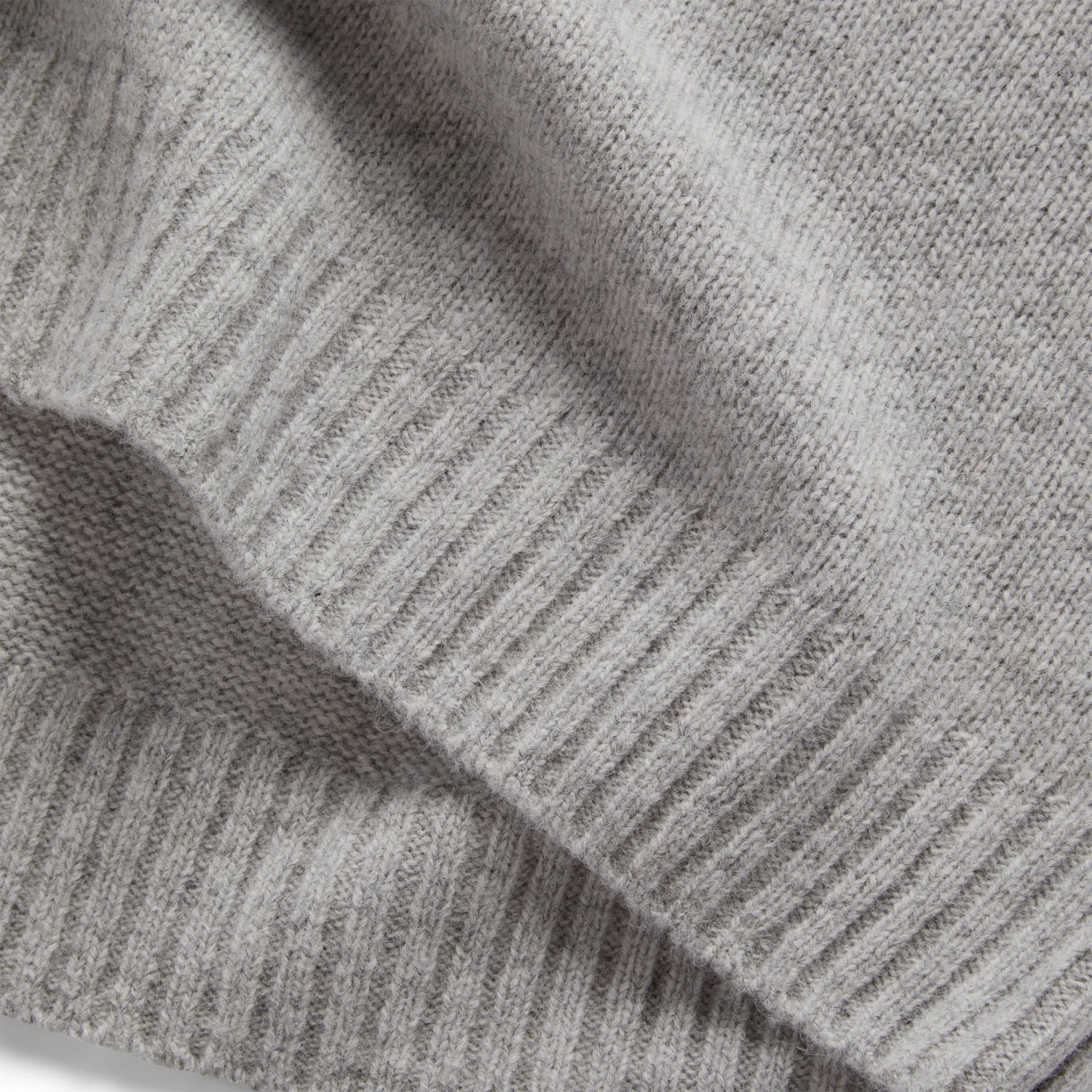 The Lodge Sweater In Heather Grey - Image 6