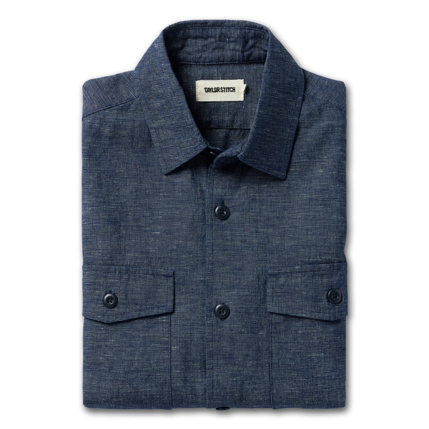 The Point Shirt In Indigo Slub
