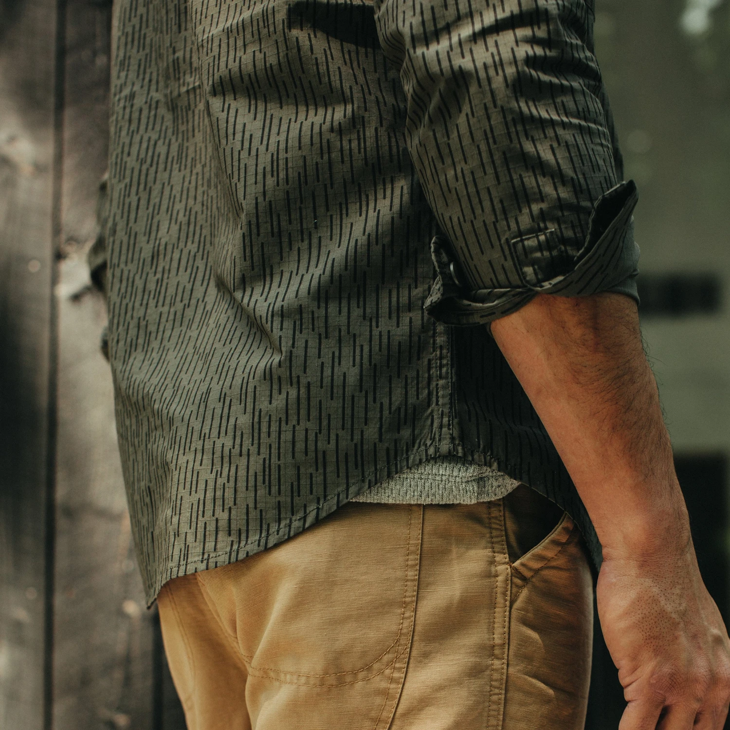 The Point Shirt In Rain Drop Camo - Image 3