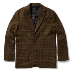The Sheffield Sportcoat In Tan Gun Check
