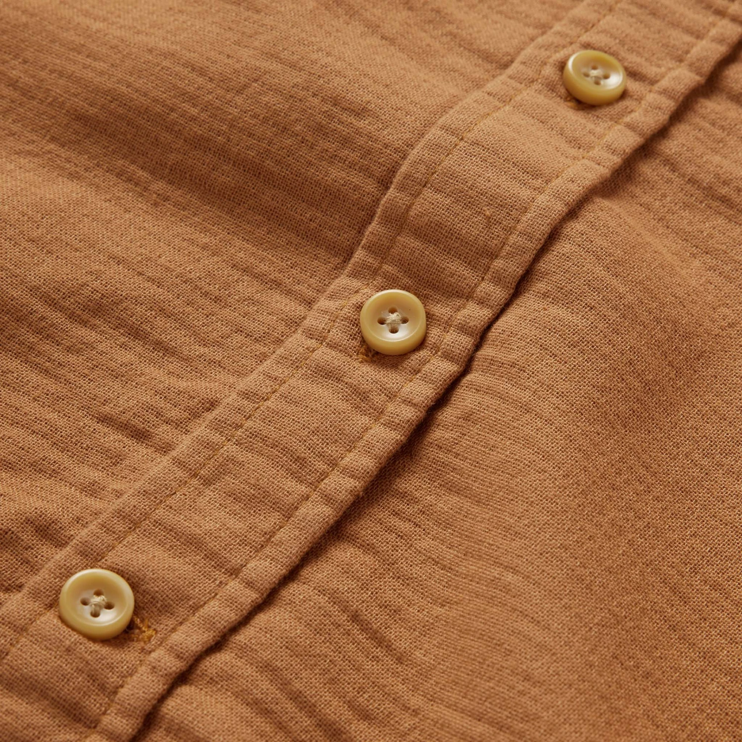 The Utility Shirt In Russet Double Cloth - Image 8
