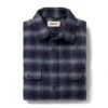 The Yosemite Shirt In Navy Shadow Plaid