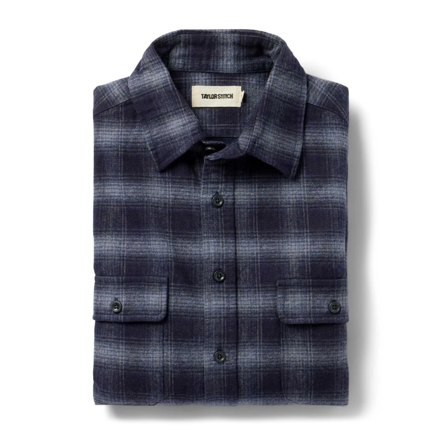 The Yosemite Shirt In Navy Shadow Plaid