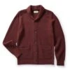 The Crawford Sweater In Black Cherry