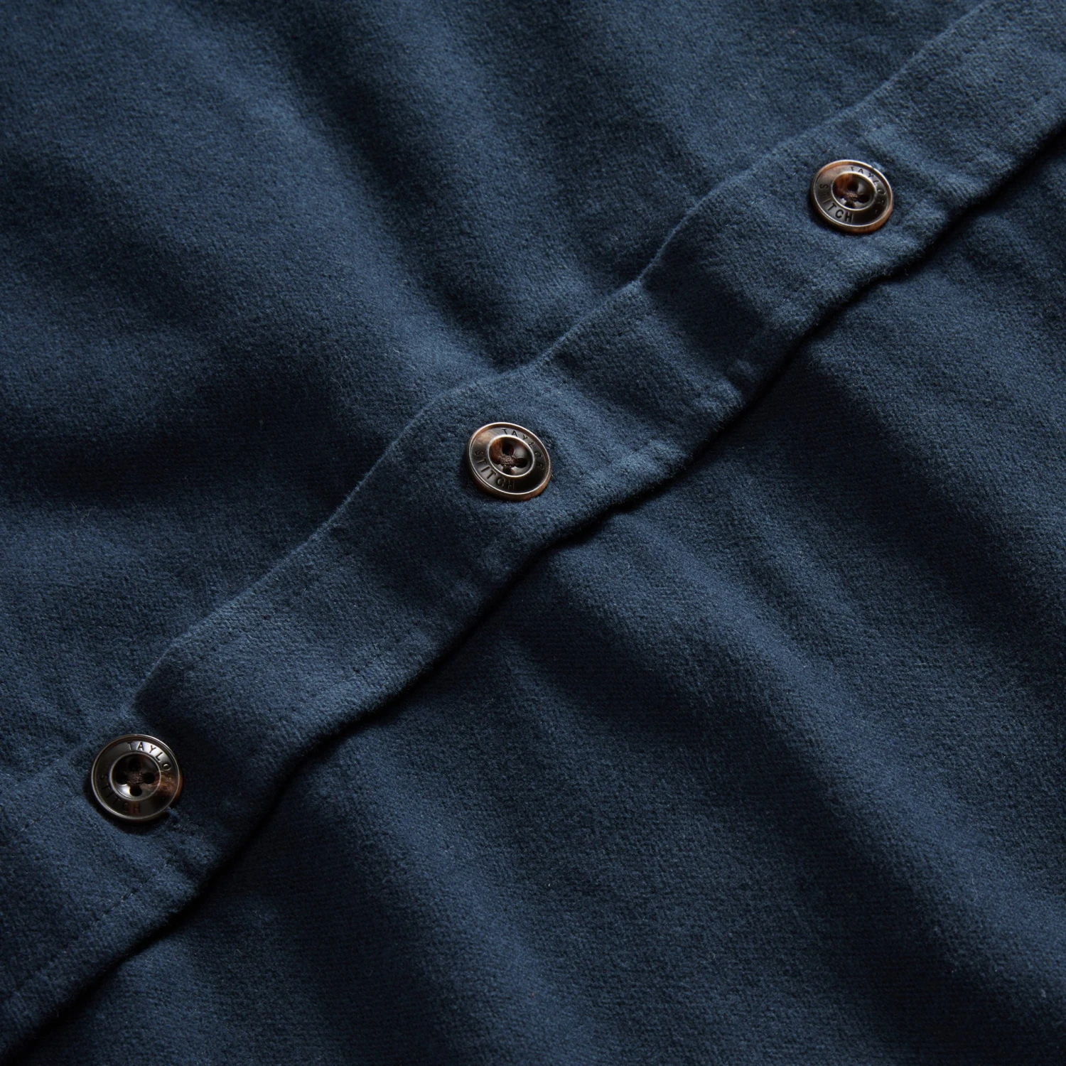 The Maritime Shirt Jacket In Dark Navy Moleskin - Image 8