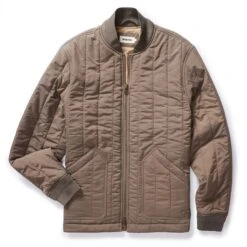 The Able Jacket In Morel Quilted Nylon