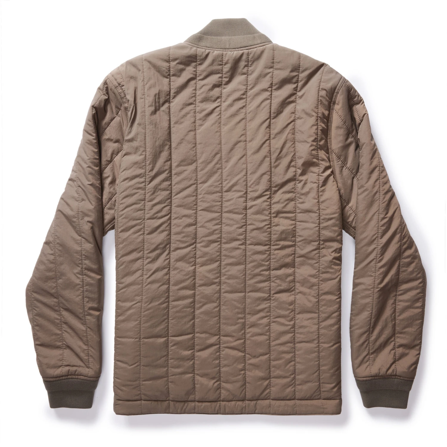 The Able Jacket In Morel Quilted Nylon - Image 7
