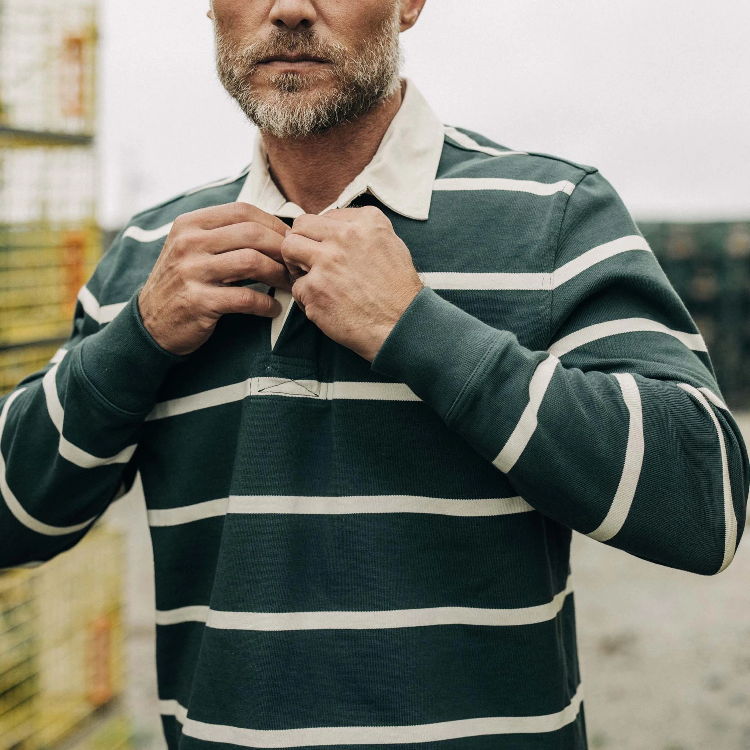 The Rugby In Dark Forest Stripe - Image 4