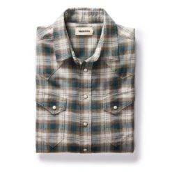 The Western Shirt In Wetland Plaid