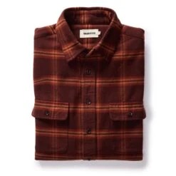 The Yosemite Shirt In Burnt Toffee Plaid
