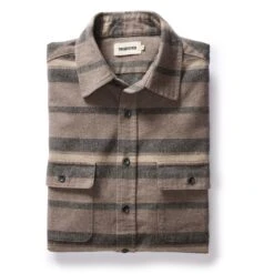 The Yosemite Shirt In Graystone Heather Stripe