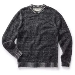 The Headland Sweater In Coal Heather