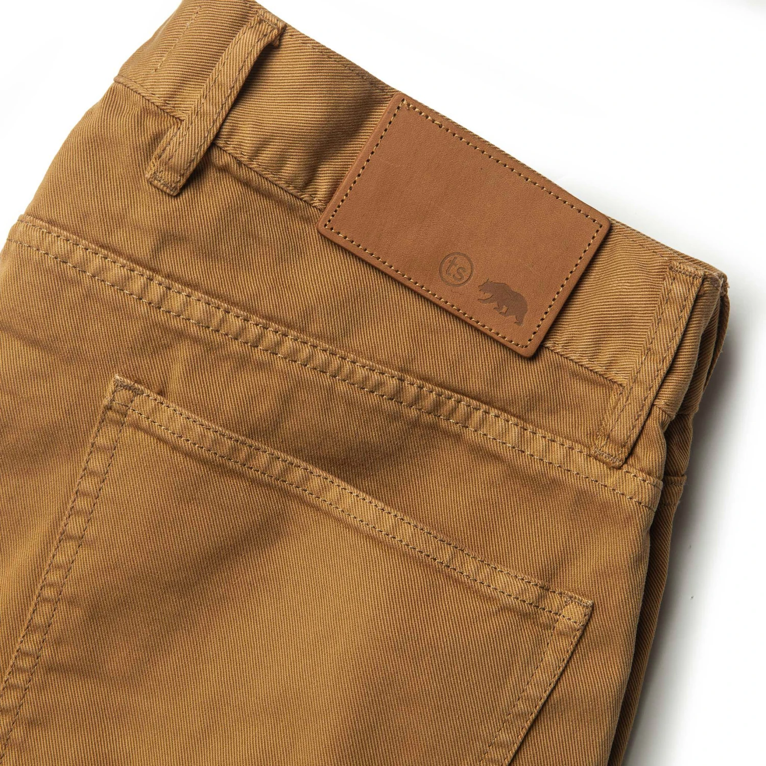 The Democratic All Day Pant In British Khaki Selvage - Image 6