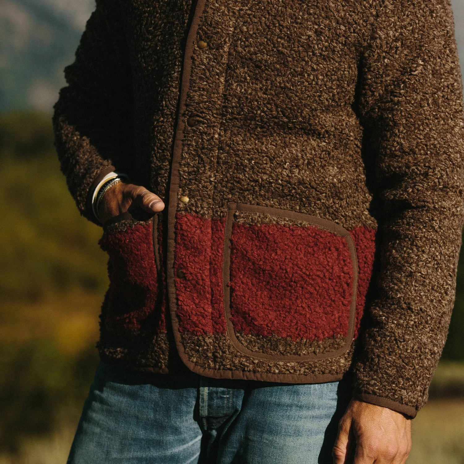 The Port Jacket In Espresso Marl - Image 4