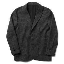 The Sheffield Sportcoat In Coal Slub Check
