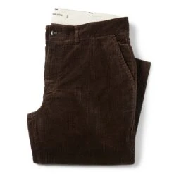 The Slim Foundation Pant In Espresso Cord