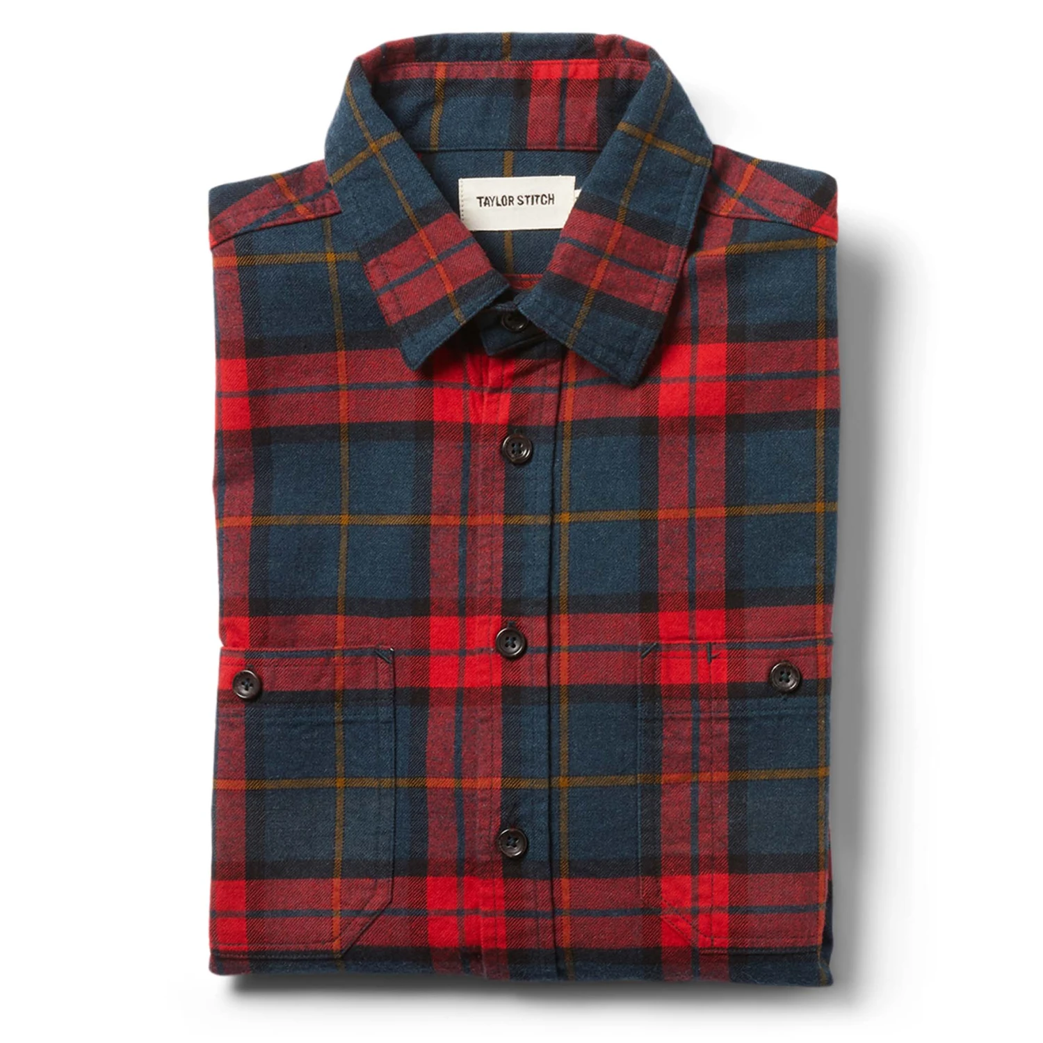 The Utility Shirt In Brushed Red Plaid