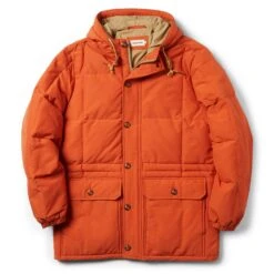 The Whitney Parka In Dusty Orange