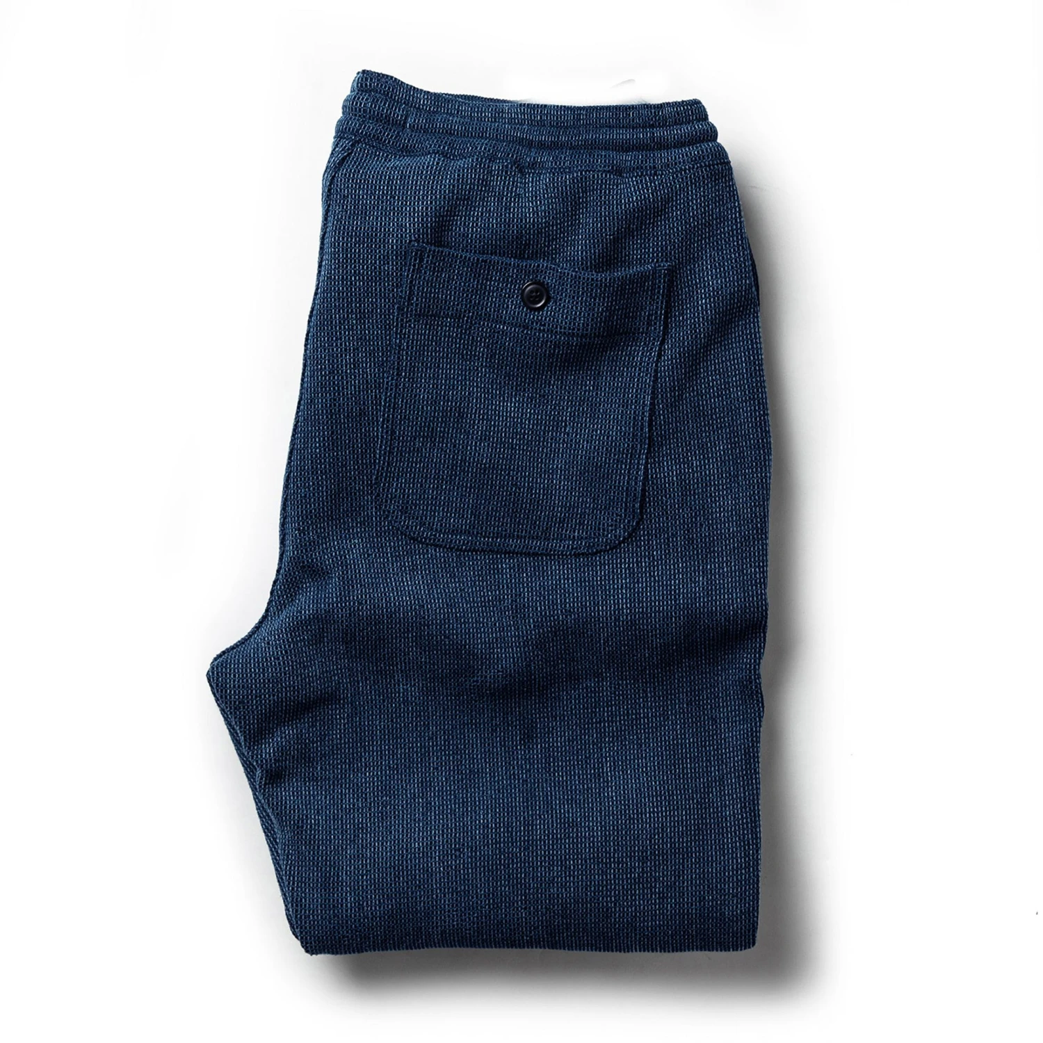 The Apres Pant In Indigo Waffle - Image 7