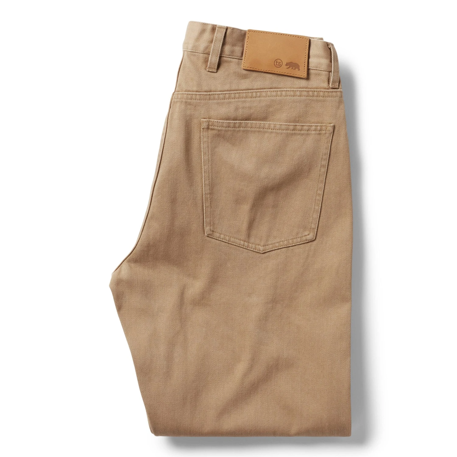The Democratic All Day Pant In Washed Tobacco Selvage - Image 8