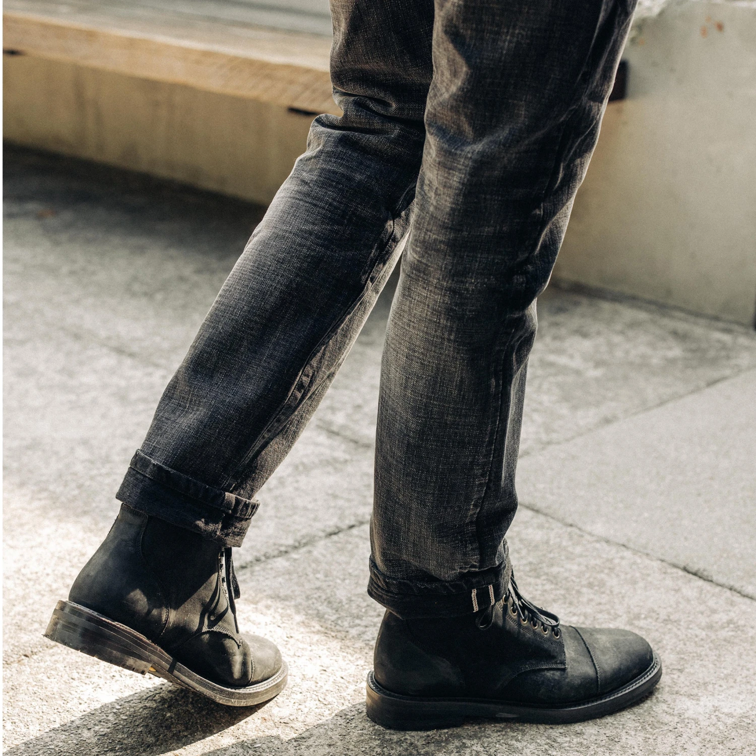 The Democratic Jean In Black 3-Month Wash Selvage - Image 3