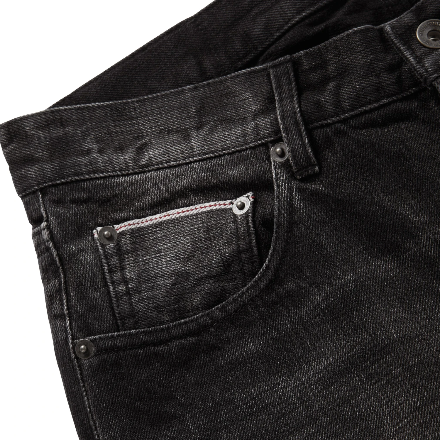 The Democratic Jean In Black 3-Month Wash Selvage - Image 5