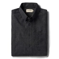 The Jack In Coal Jaspe Check Oxford