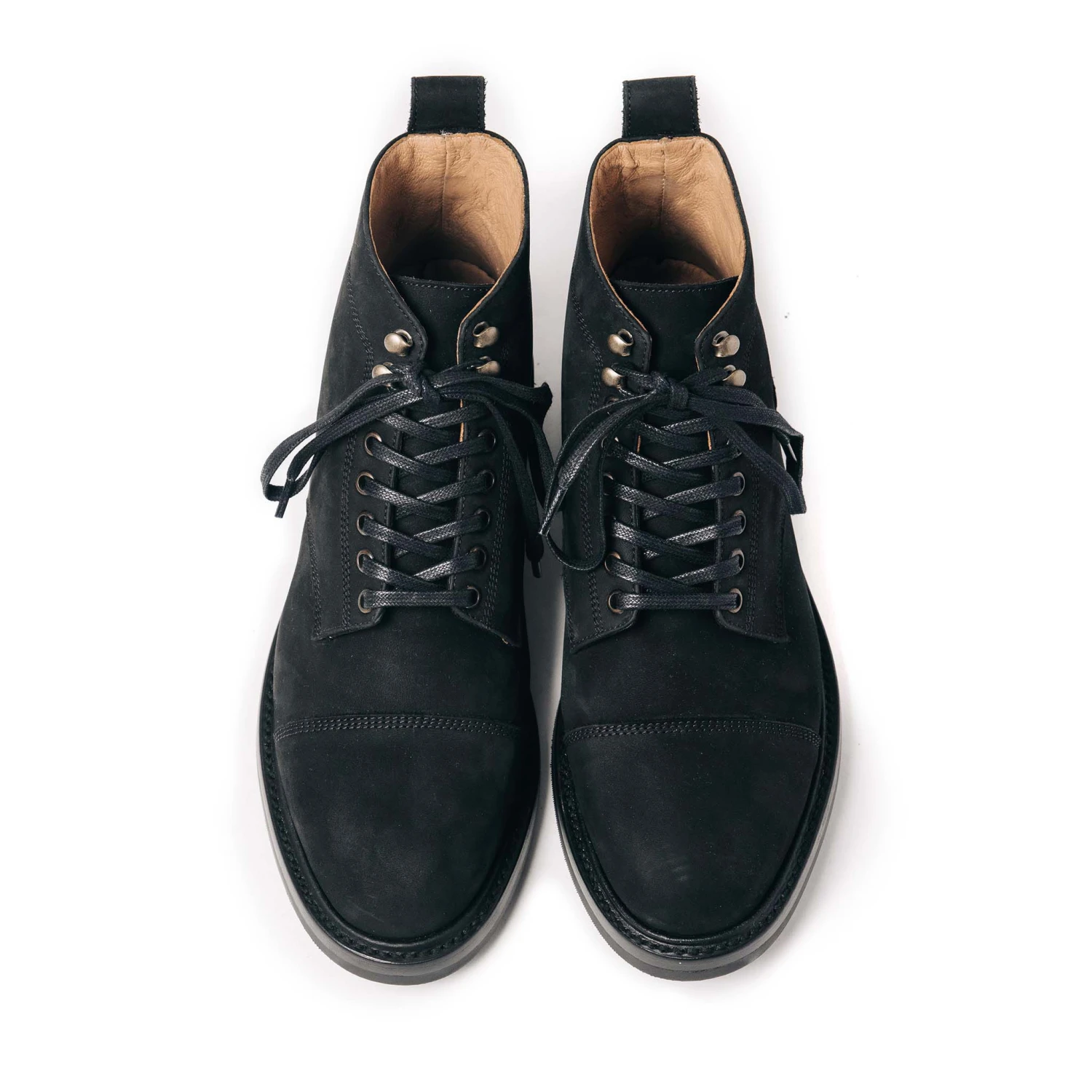 The Moto Boot In Black Weatherproof Nubuck - Image 7