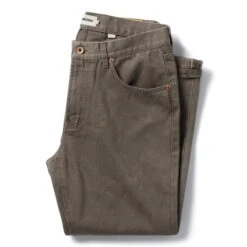 The Slim All Day Pant In Washed Walnut Selvage
