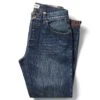 The Slim Brushed Back Jean In Sawyer Wash Organic Selvage