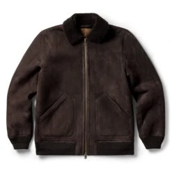 The Wright Jacket In Espresso Shearling
