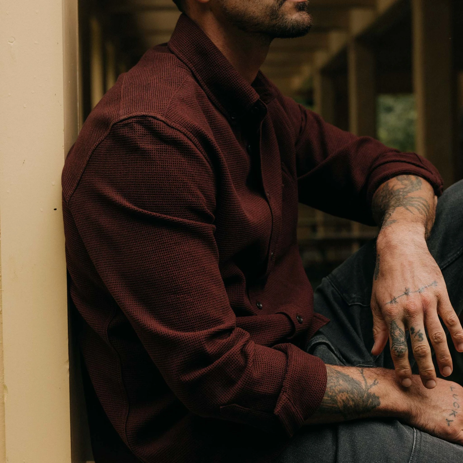 The Jack In Burgundy Waffle - Image 3