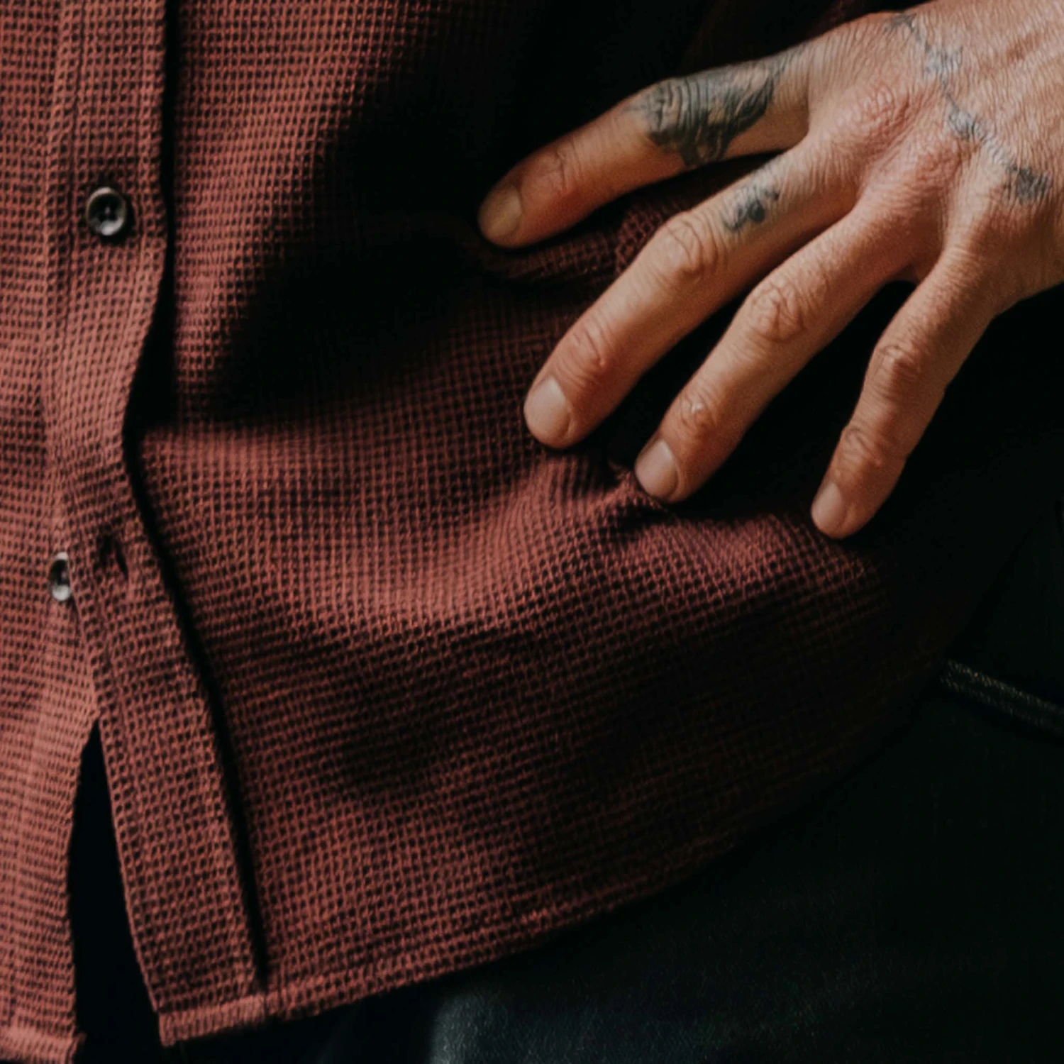 The Jack In Burgundy Waffle - Image 4