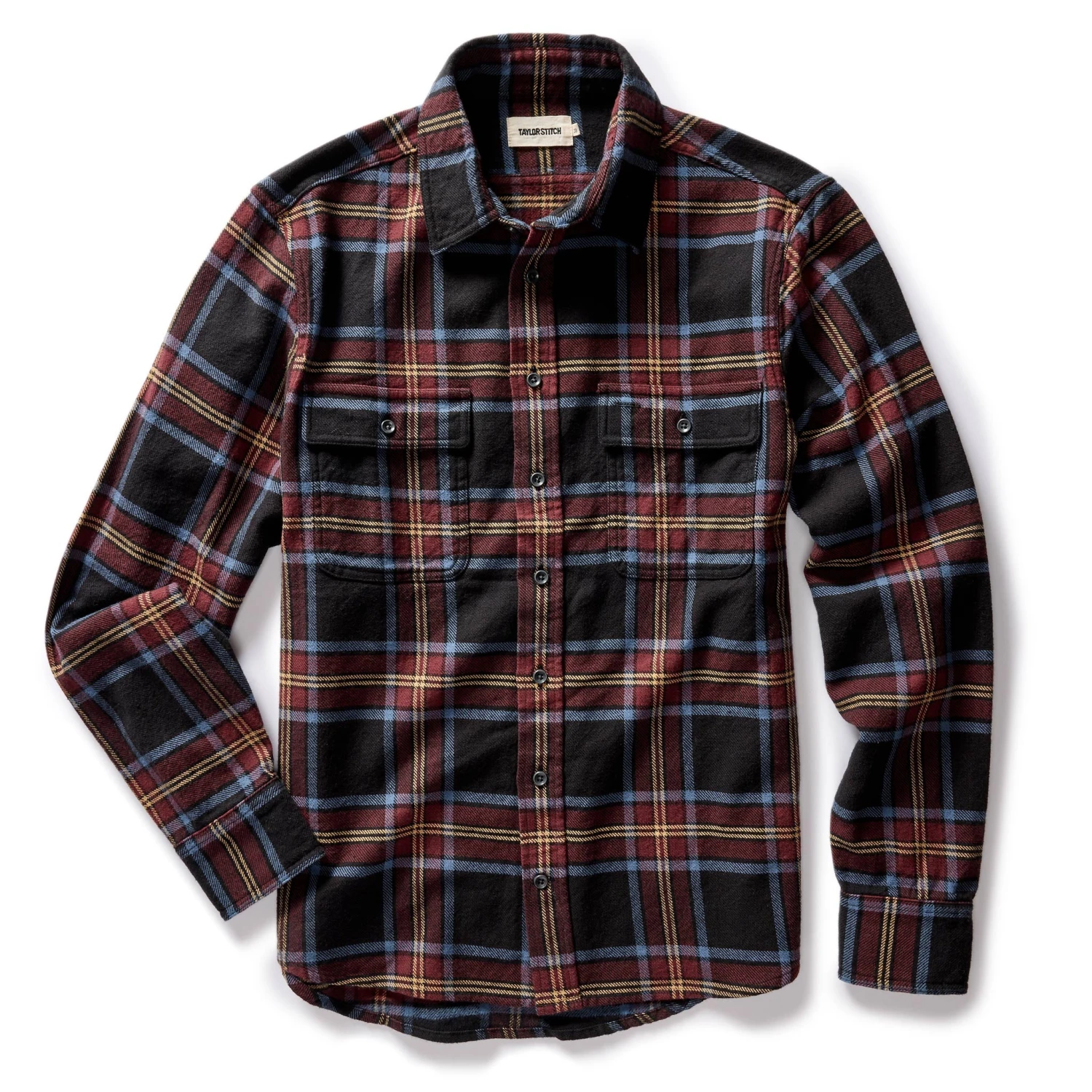 The Ledge Shirt In Dark Navy Plaid - Image 7